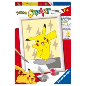 Ravensburger - CreArt pictura pe numere pentru copii Pickachu Ravensburger - 1